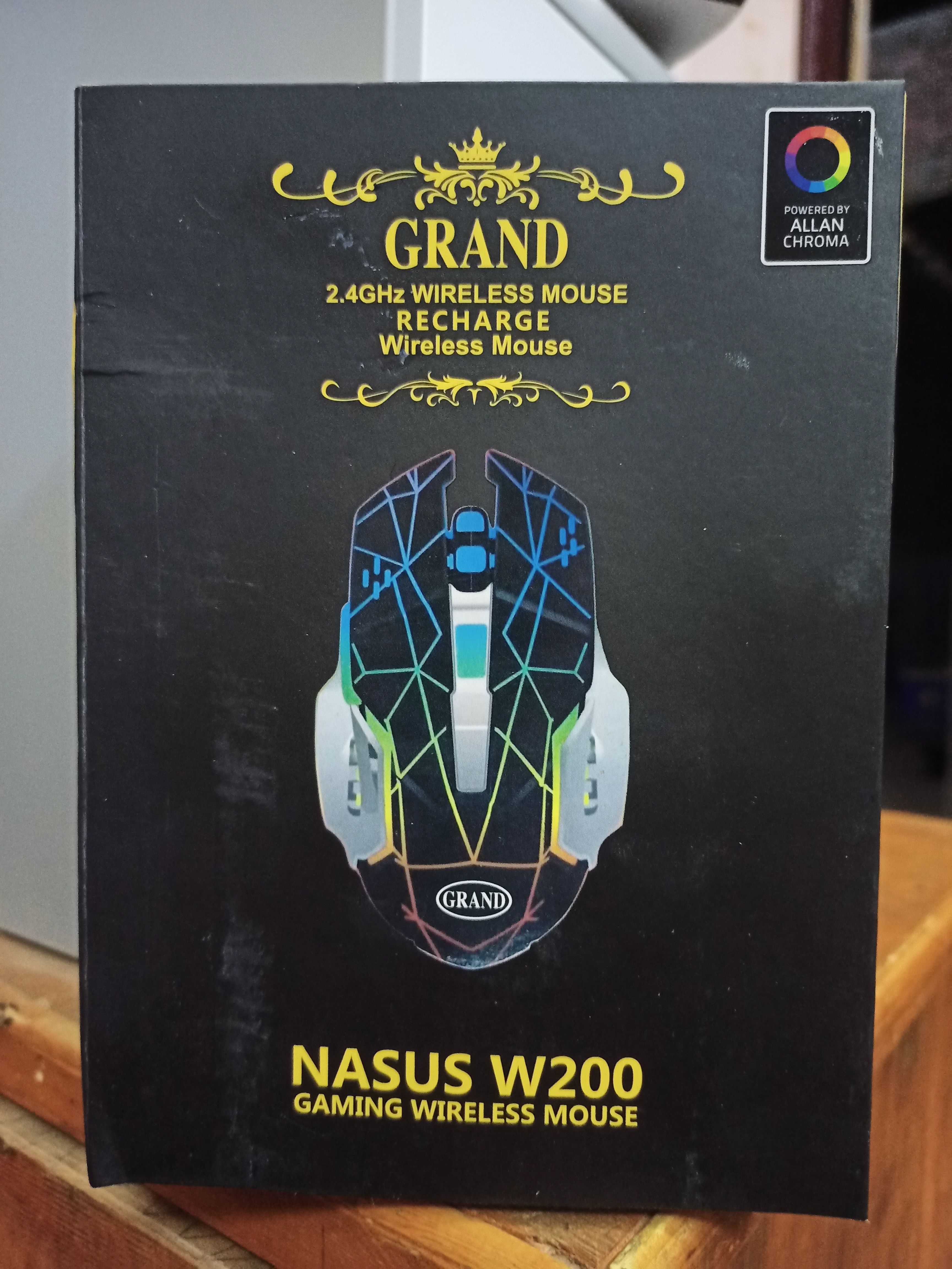 Mouse Wireless Gaming GRAND NASUS W200 RECHARGE